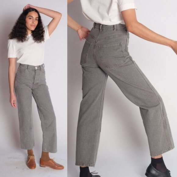 Jesse‎ Kamm Handy Pant Smokey Gray Patchfront Denim Size 8 - Picture 2 of 9